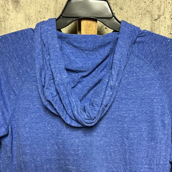 Nike Just Do It Blue Hoodie Gray Joggers Set Women’s Size M Hooded Drawstring - Picture 6 of 11